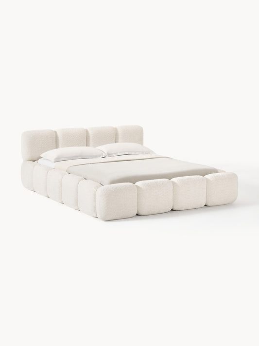 Taliska Teddy Bouclé Upholstered Bed
