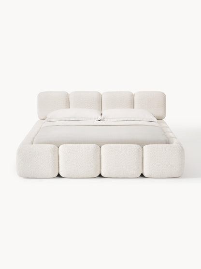 Taliska Teddy Bouclé Upholstered Bed