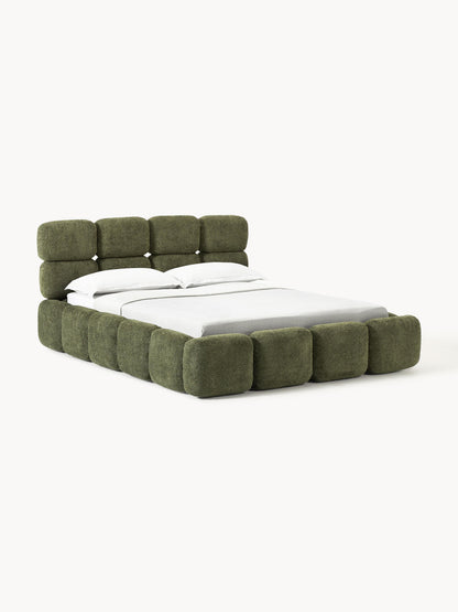 Taliska Teddy Bouclé Upholstered Bed
