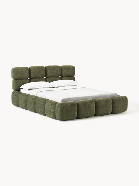 Taliska Teddy Bouclé Upholstered Bed