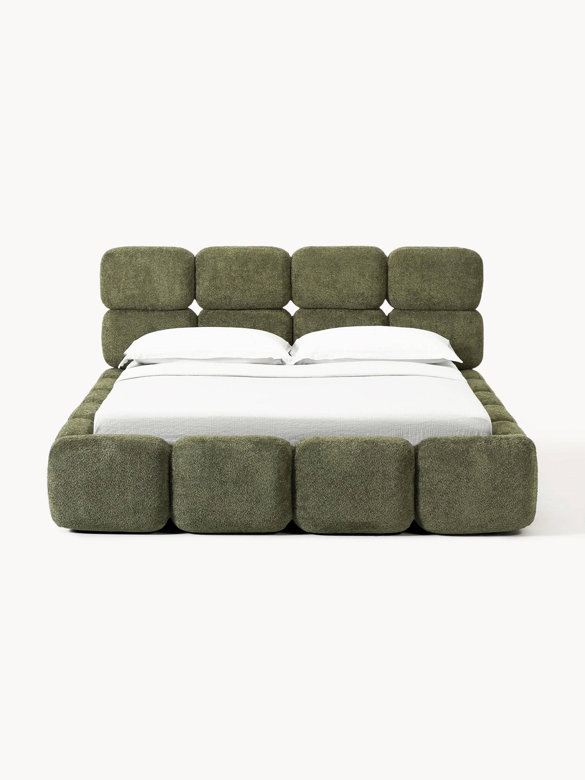 Taliska Teddy Bouclé Upholstered Bed