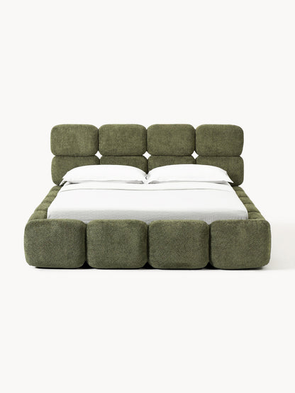 Taliska Teddy Bouclé Upholstered Bed