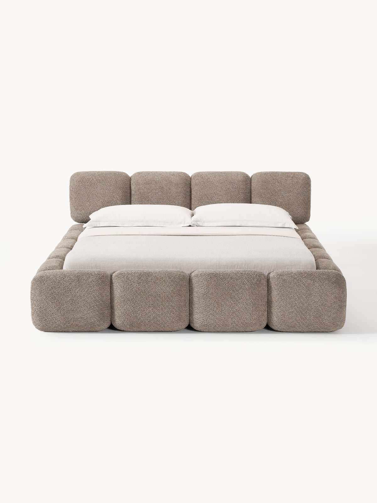 Taliska Teddy Bouclé Upholstered Bed