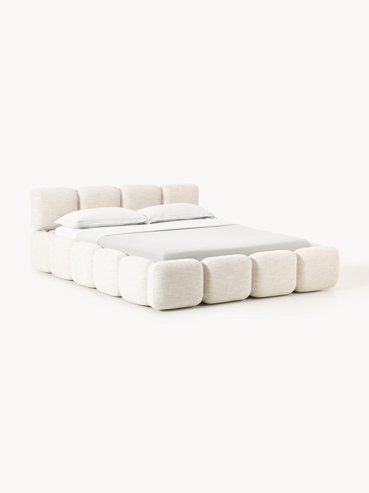Taliska Upholstered Bouclé Bed with Storage