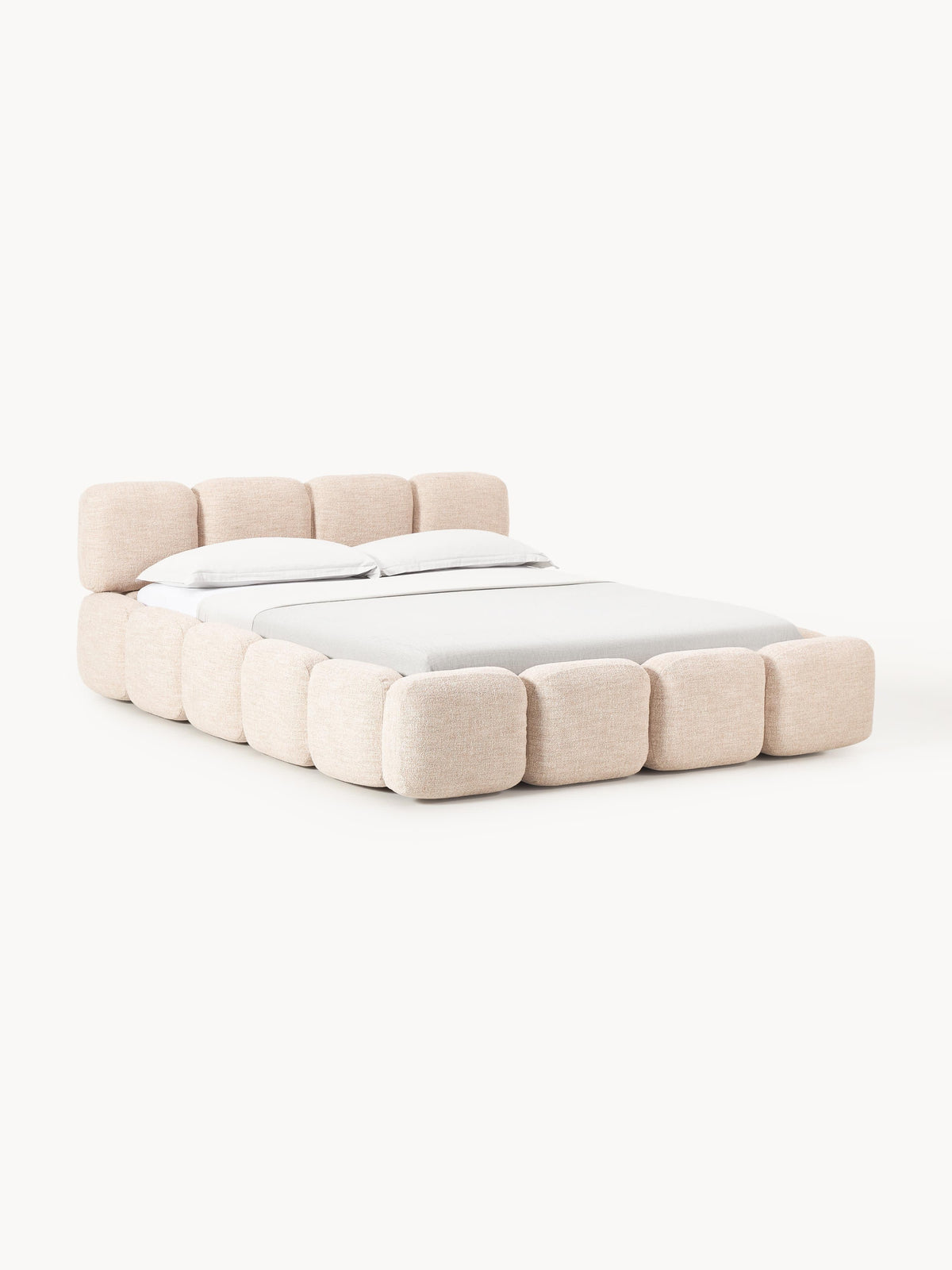 Taliska Upholstered Bouclé Bed with Storage