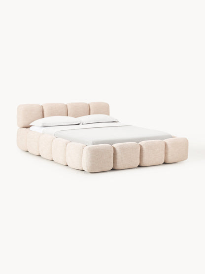 Taliska Upholstered Bouclé Bed with Storage