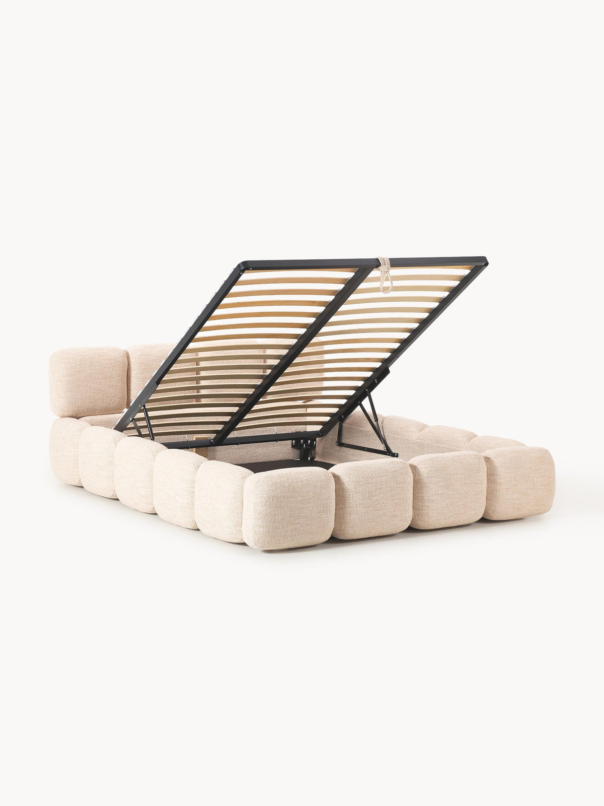 Taliska Upholstered Bouclé Bed with Storage