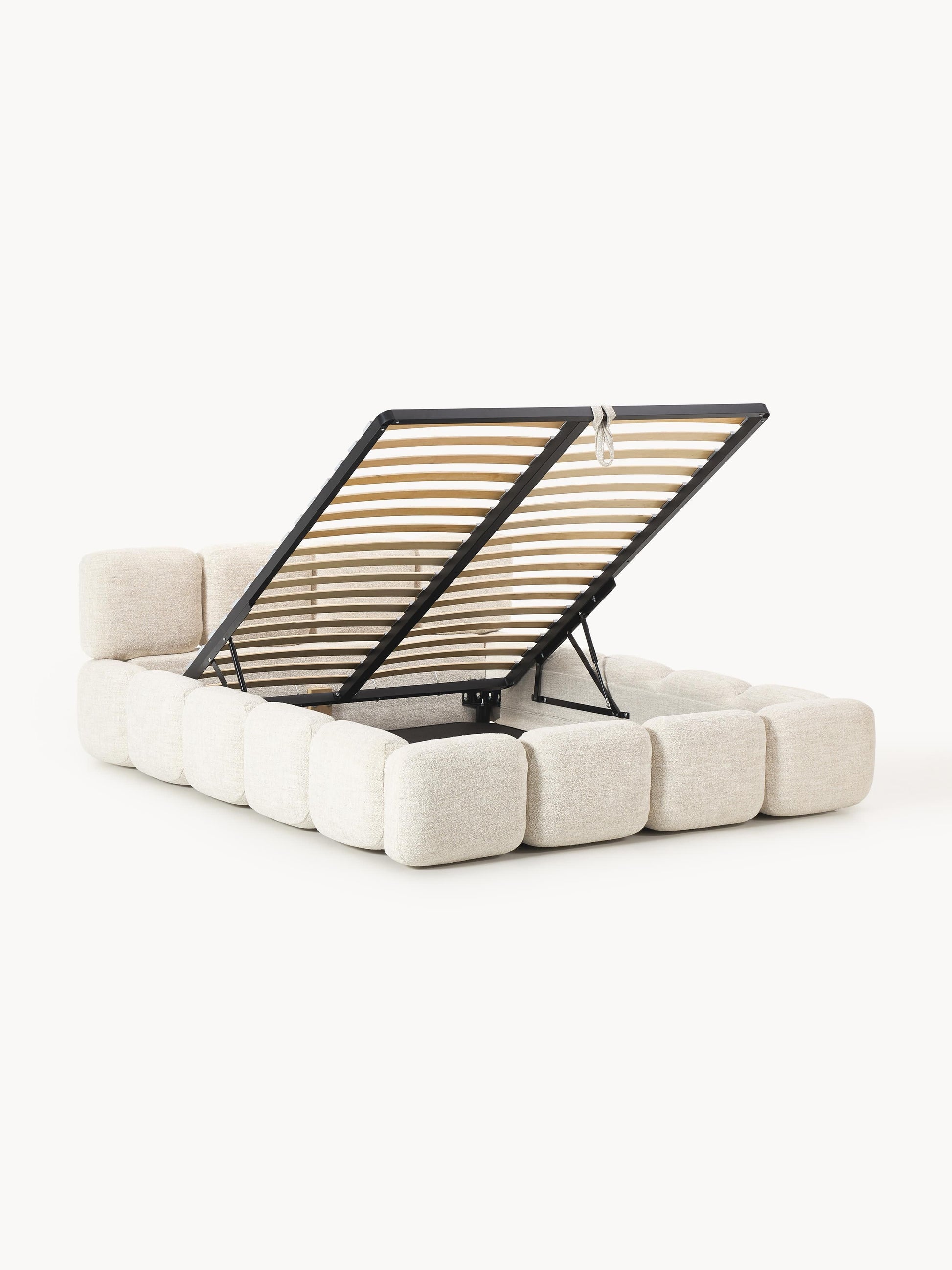 Taliska Upholstered Bouclé Bed with Storage