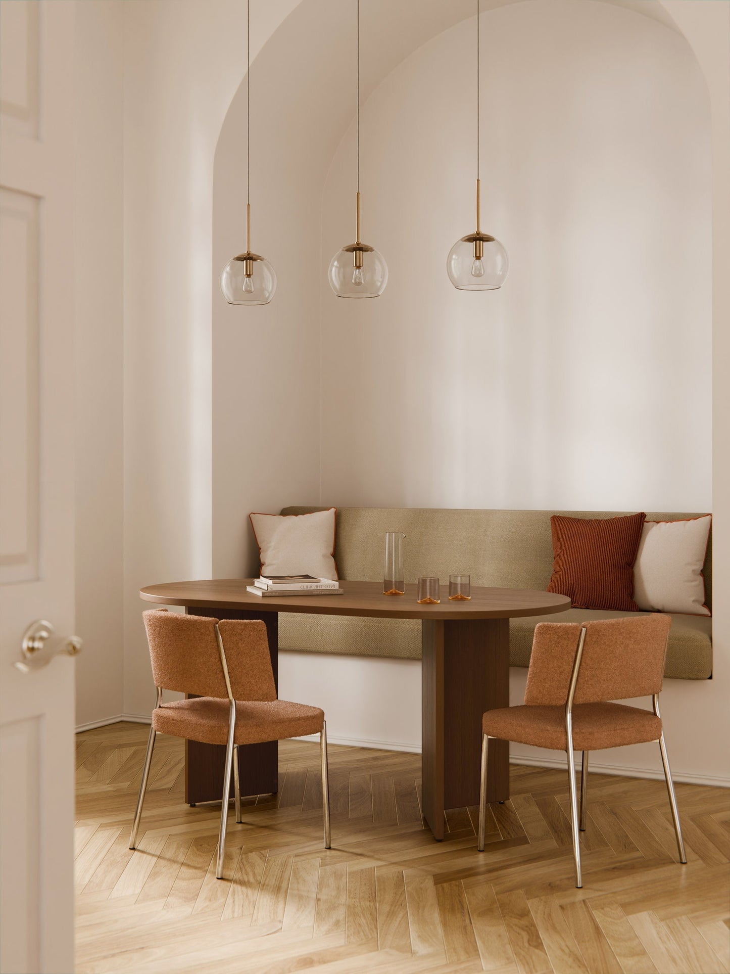 Tonalda Oval Wooden Dining Table, in Various Sizes