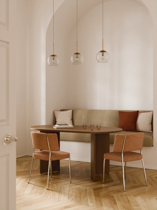 Tonalda Oval Wooden Dining Table, in Various Sizes