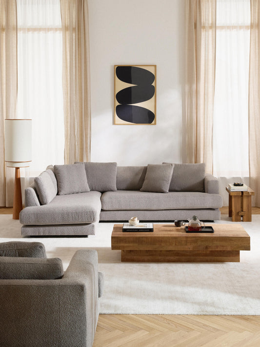 Trevanto Bouclé Corner Sofa