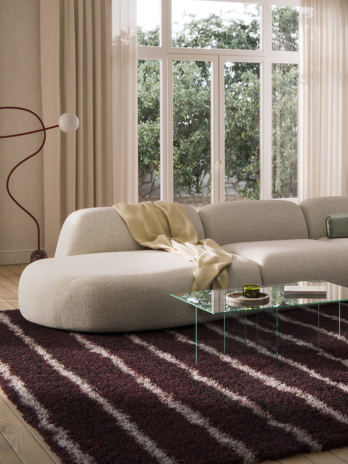 Wolnera Bouclé Chaise Module