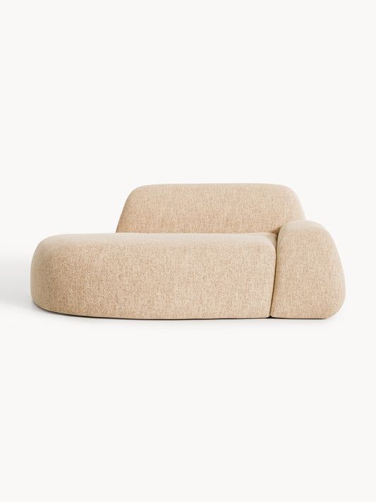 Wolnera Bouclé Sofa with Chaise Longue (2-Seater)