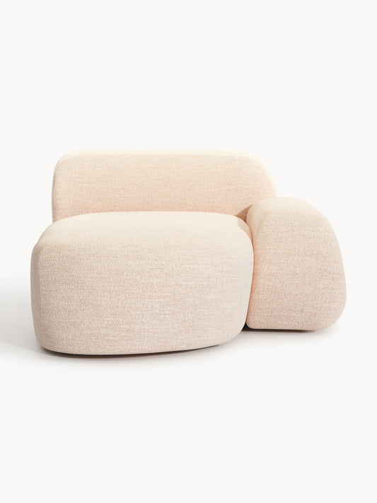 Wolnera Chaise Corner Module in Bouclé