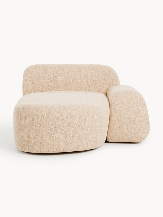 Wolnera Chaise Corner Module in Bouclé
