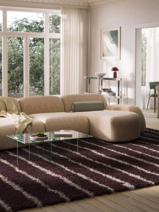 Wolnera Chaise Corner Module in Bouclé