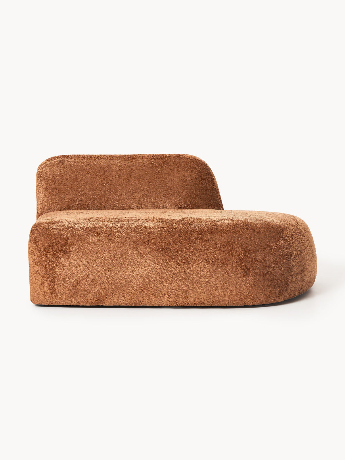 Wolnera Chaise in Teddy Bouclé