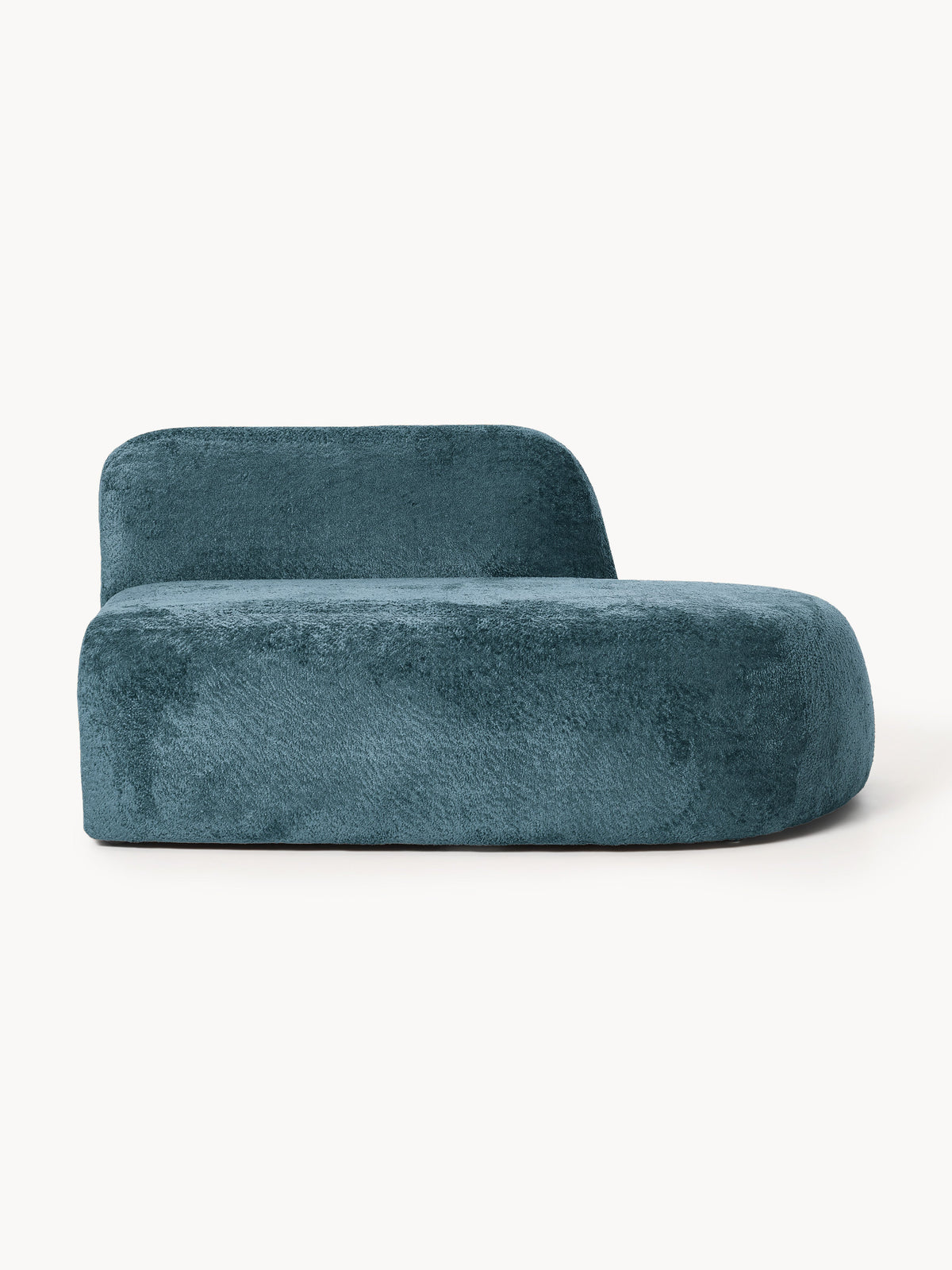 Wolnera Chaise in Teddy Bouclé