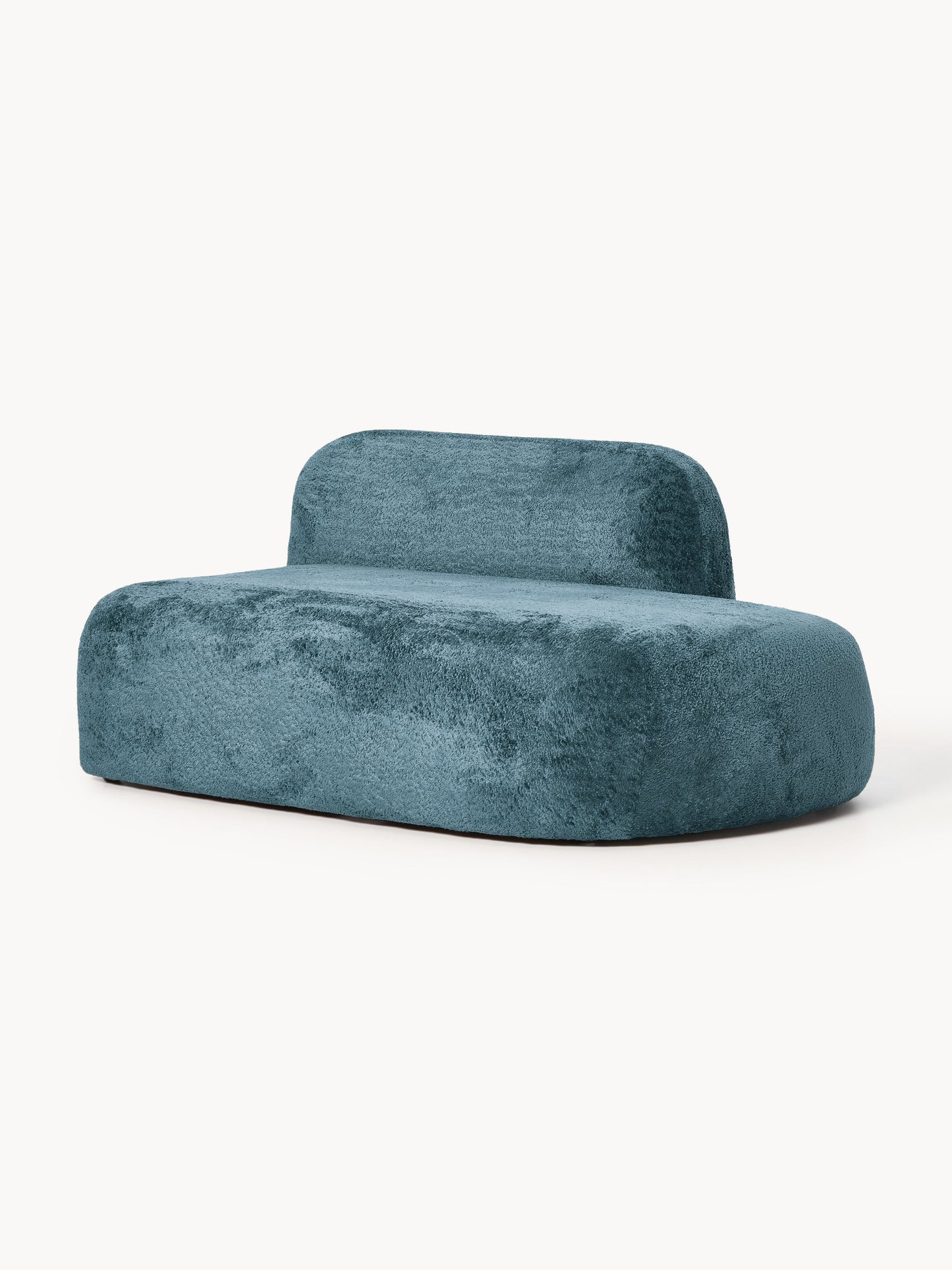 Wolnera Chaise in Teddy Bouclé