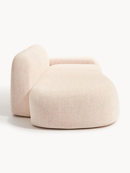 Wolnera Modular Bouclé Chaise (3-Seater)