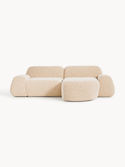 Wolnera Modular Bouclé Corner Sofa (3-Seater)