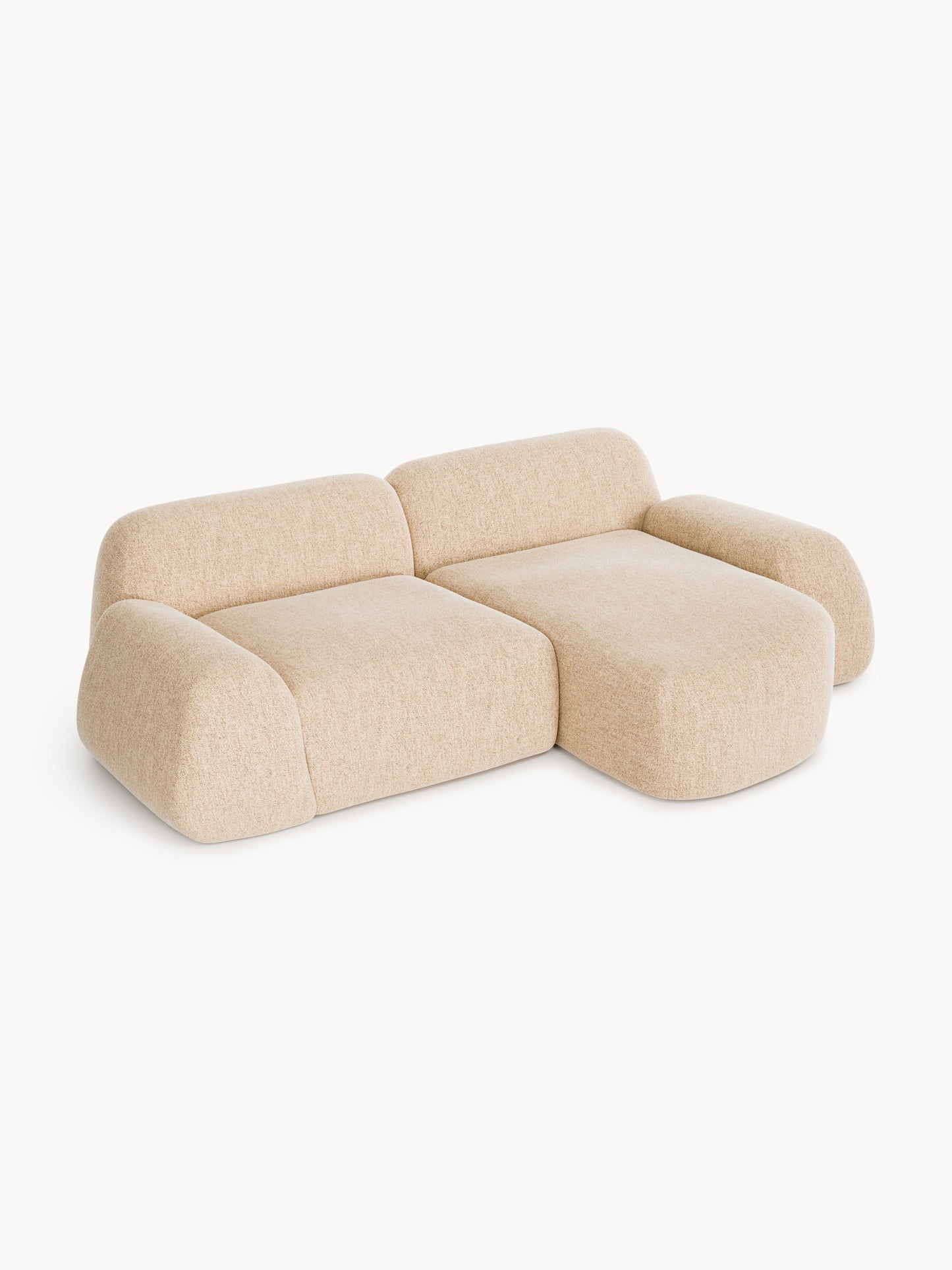 Wolnera Modular Bouclé Corner Sofa (3-Seater)
