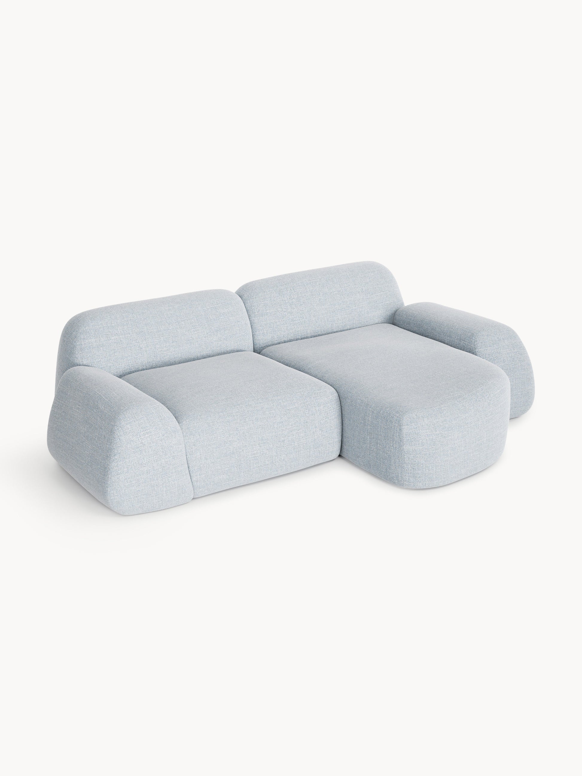 Wolnera Modular Bouclé Corner Sofa (3-Seater)
