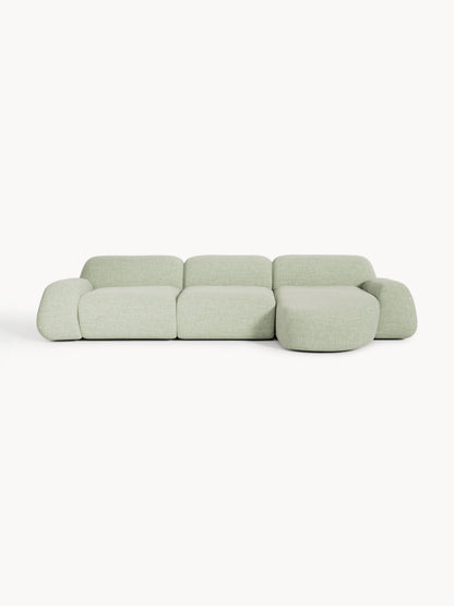 Wolnera Modular Bouclé Corner Sofa (4-Seater)