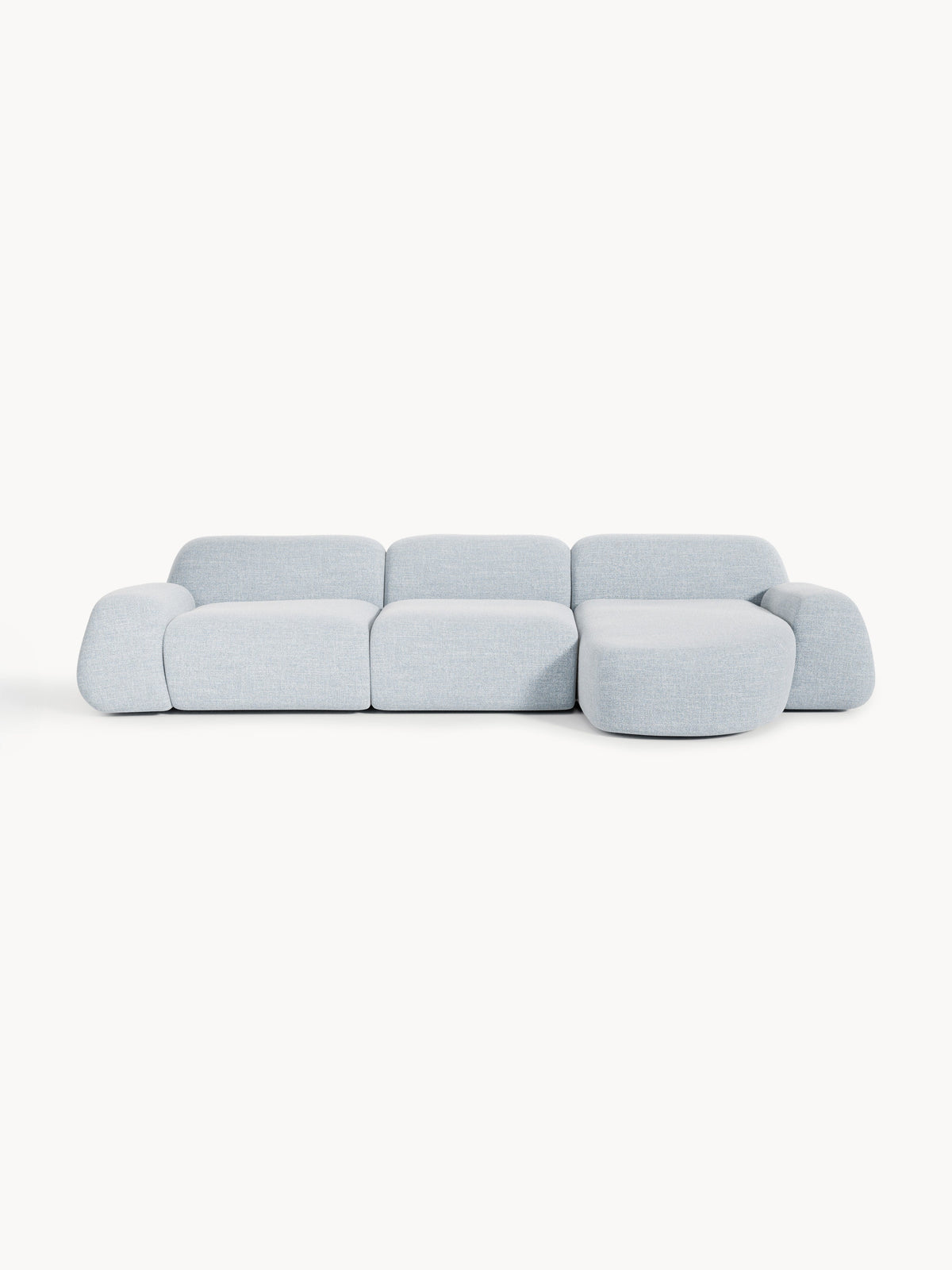 Wolnera Modular Bouclé Corner Sofa (4-Seater)
