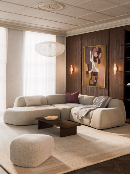 Wolnera Modular Corner Sofa (4-Seater) with Chaise Longue