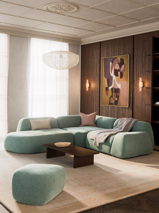 Wolnera Modular Corner Sofa (4-Seater) with Chaise Longue