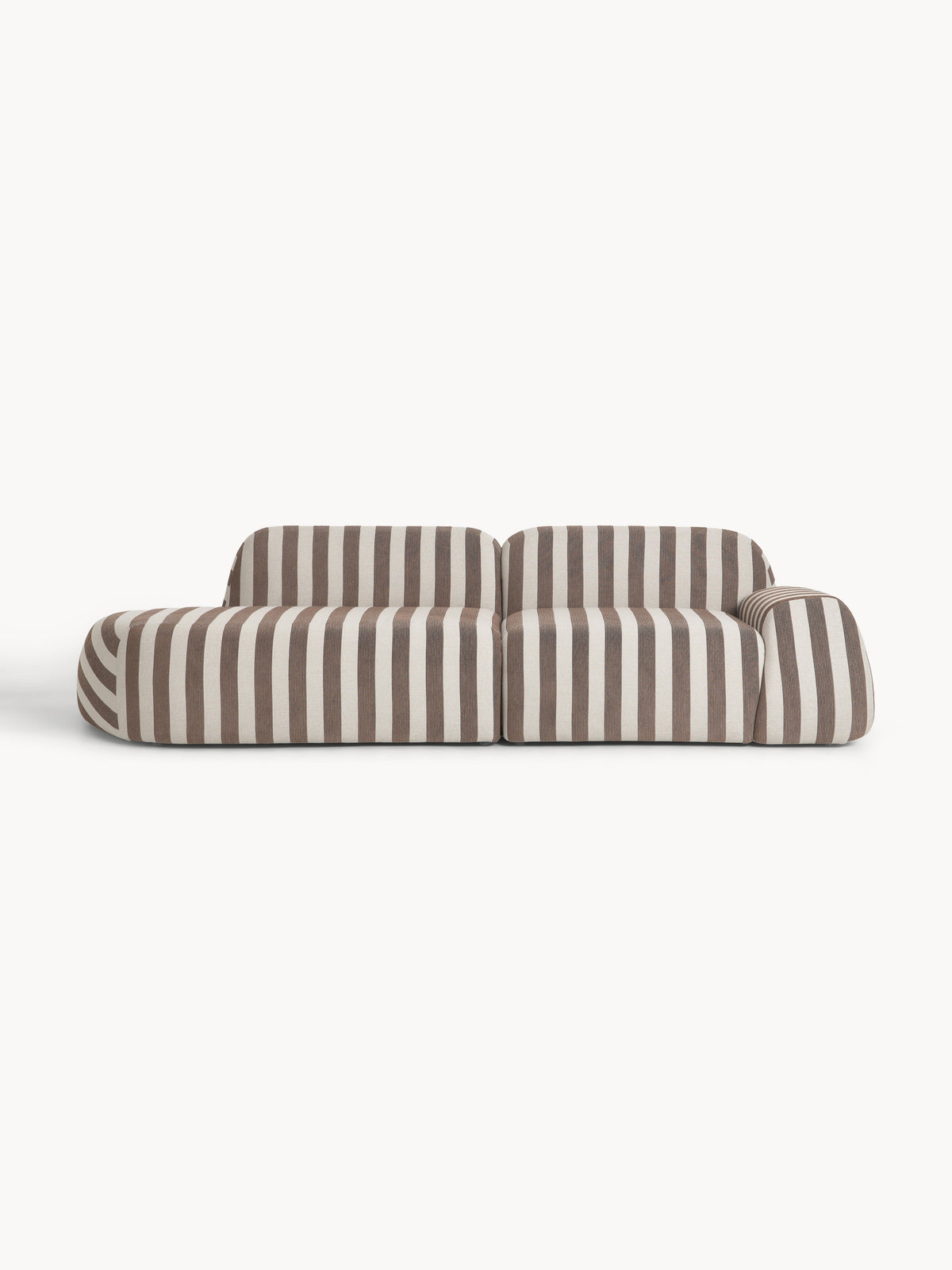 Wolnera Modular Striped Sofa (3-Seater)