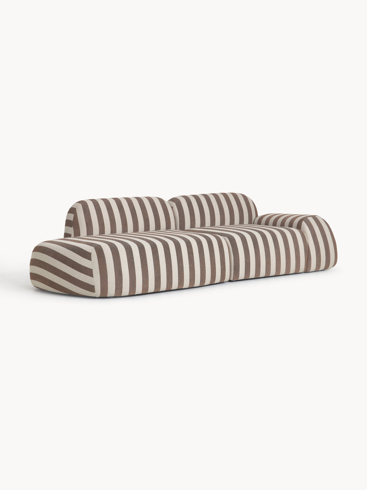 Wolnera Modular Striped Sofa (3-Seater)