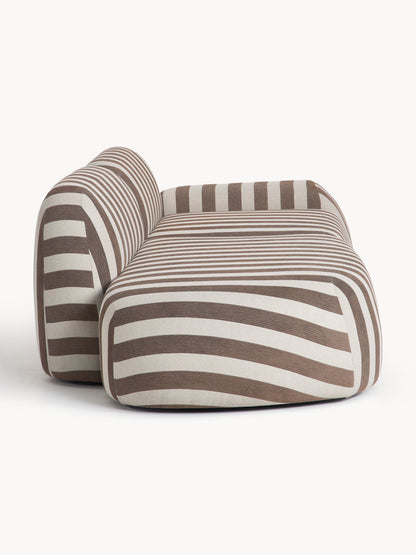 Wolnera Modular Striped Sofa (3-Seater)