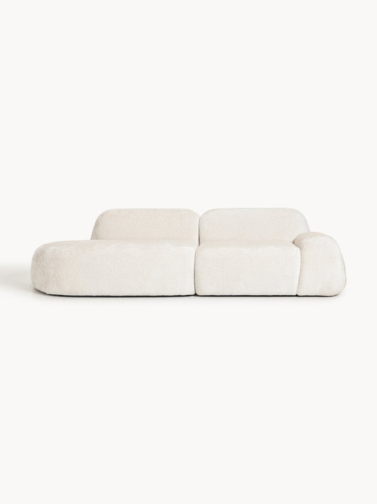 Wolnera Modular Teddy Bouclé Chaise (3-Seater)