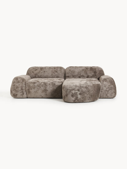 Wolnera Modular Teddy Bouclé Corner Sofa (3-Seater)