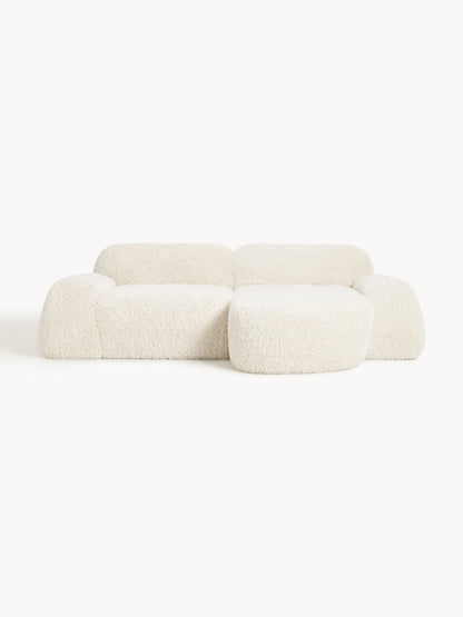 Wolnera Modular Teddy Corner Sofa (3-Seater)