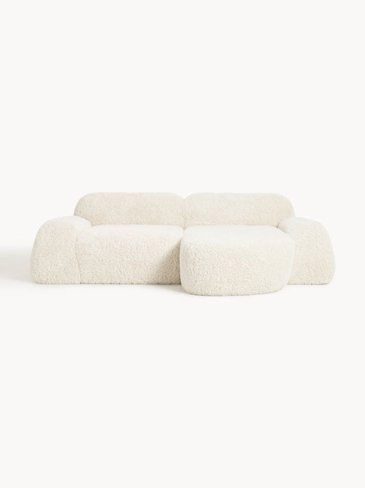 Wolnera Modular Teddy Corner Sofa (3-Seater)