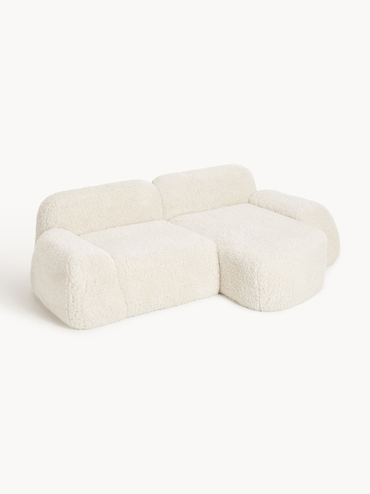 Wolnera Modular Teddy Corner Sofa (3-Seater)
