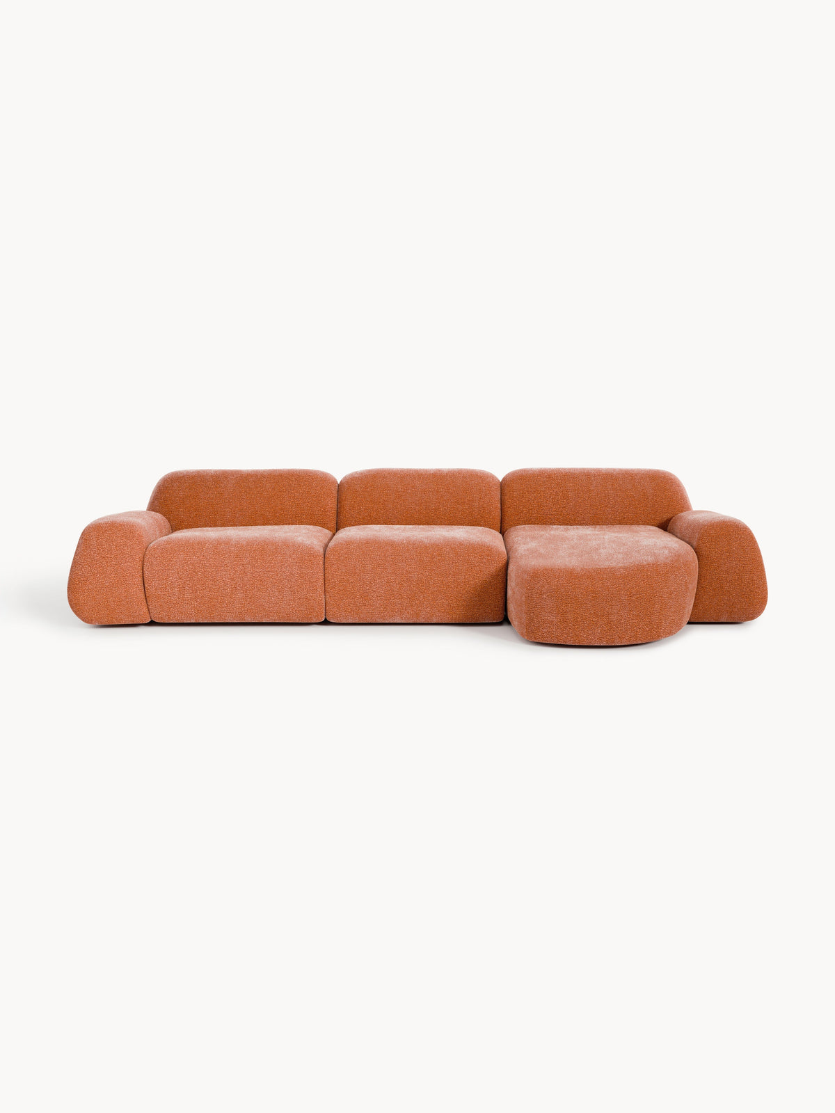 Wolnera Modular Teddy Corner Sofa (4-Seater)