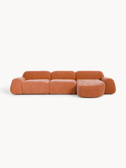 Wolnera Modular Teddy Corner Sofa (4-Seater)