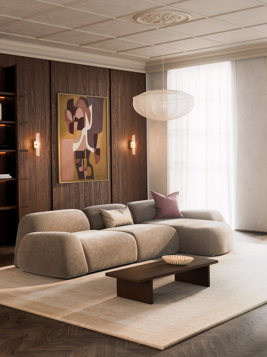 Wolnera Modular Teddy Corner Sofa (4-Seater)