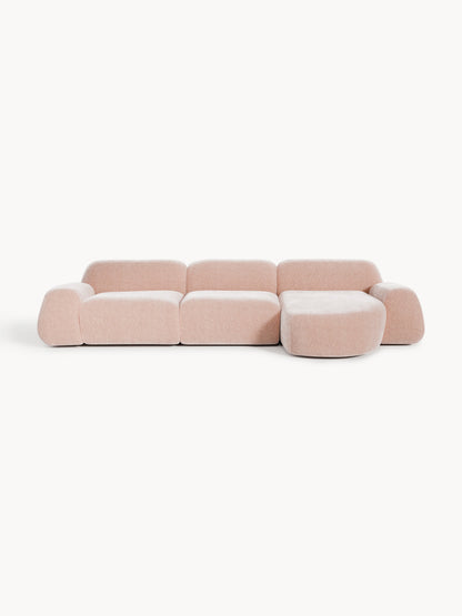 Wolnera Modular Teddy Corner Sofa (4-Seater)