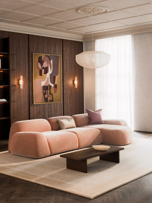 Wolnera Modular Teddy Corner Sofa (4-Seater)
