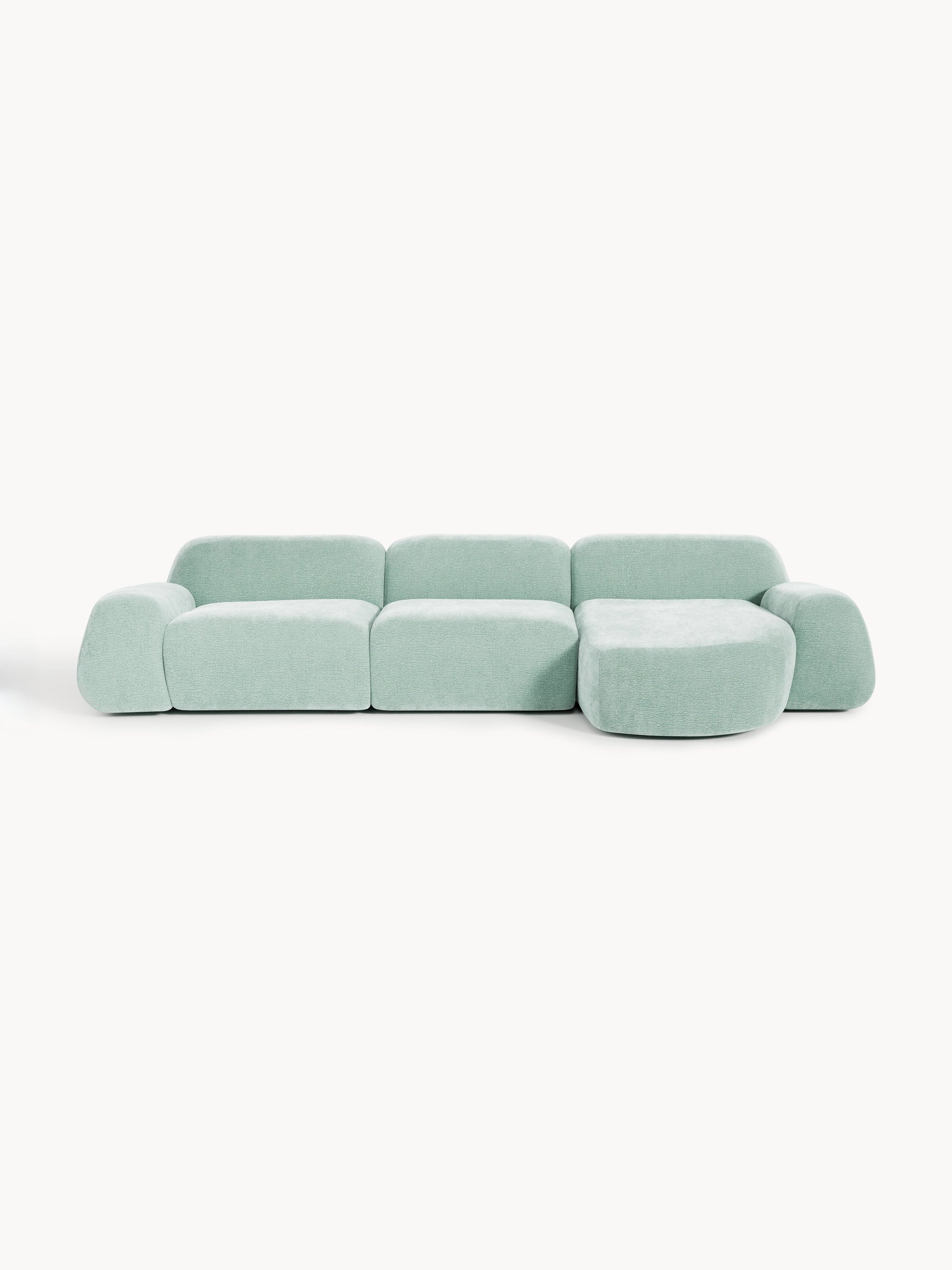Wolnera Modular Teddy Corner Sofa (4-Seater)