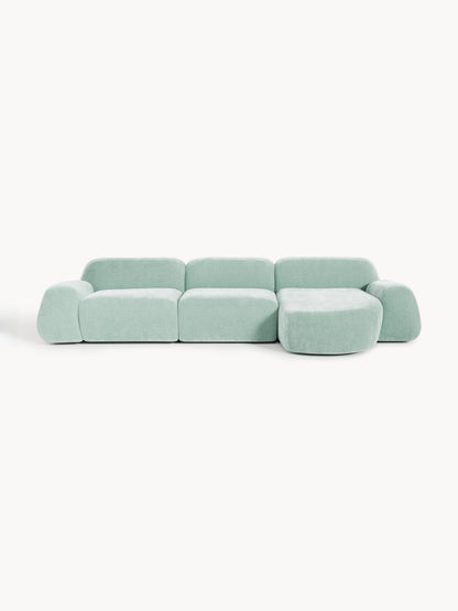 Wolnera Modular Teddy Corner Sofa (4-Seater)