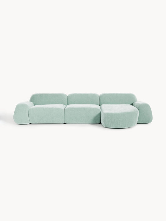 Wolnera Modular Teddy Corner Sofa (4-Seater)