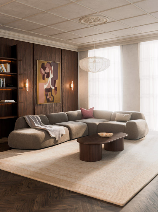 Wolnera Modular XL Corner Sofa with Chaise Longue