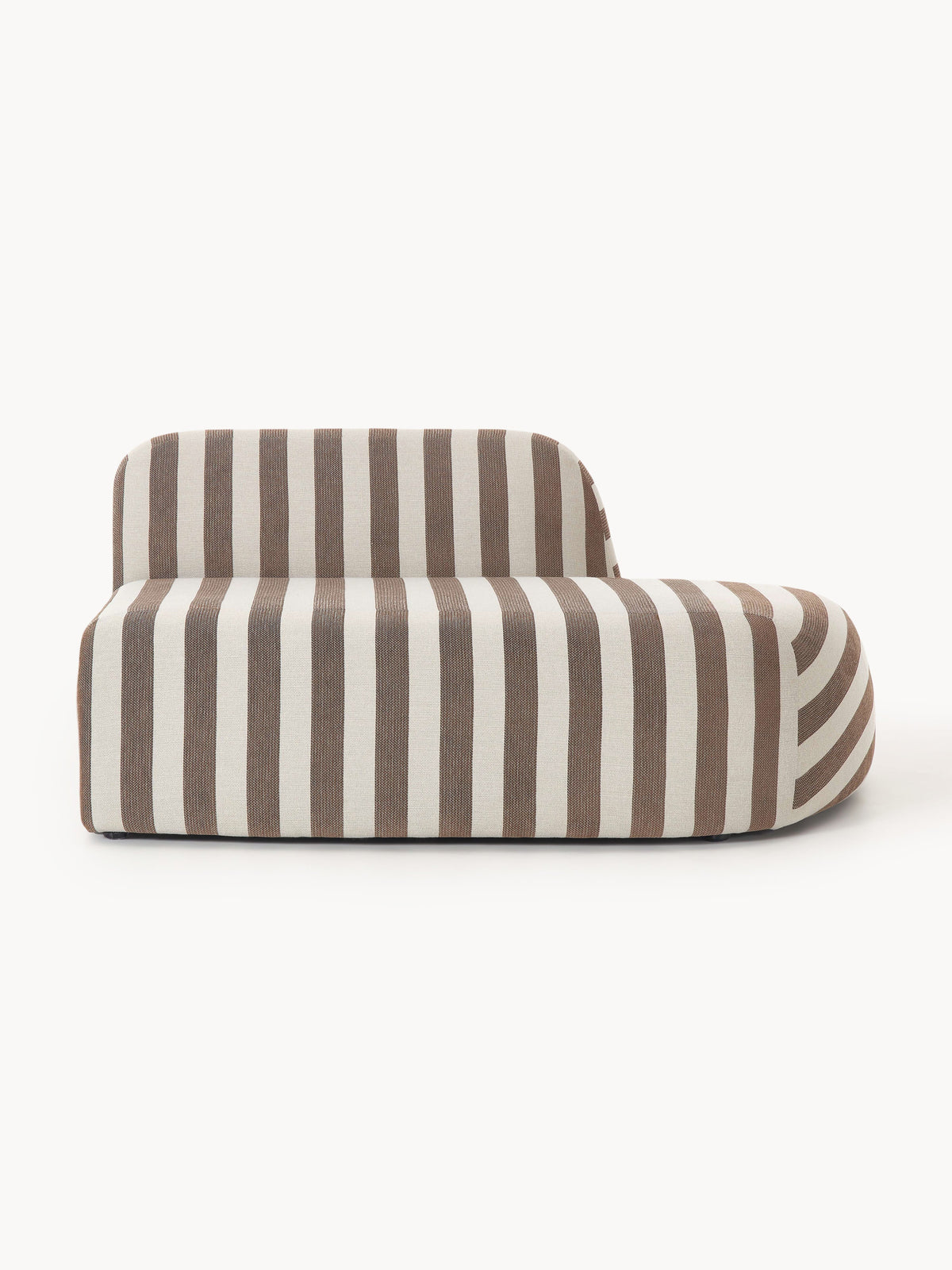Wolnera Striped Chaise Module
