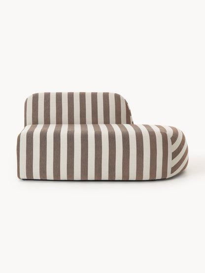 Wolnera Striped Chaise Module